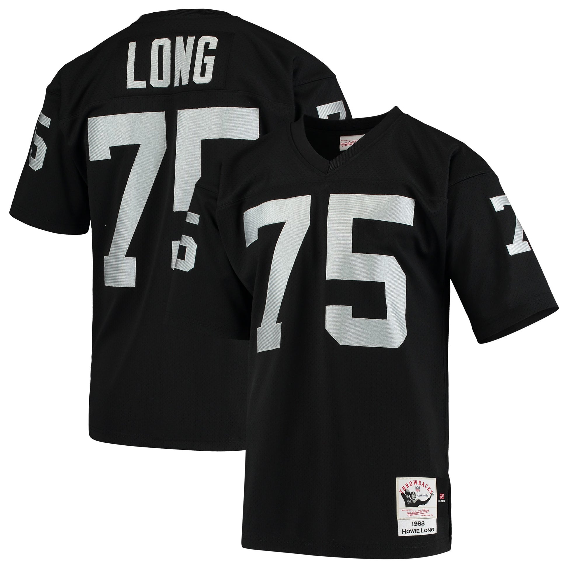 Howie Long Las Vegas Raiders black Throwback jersey