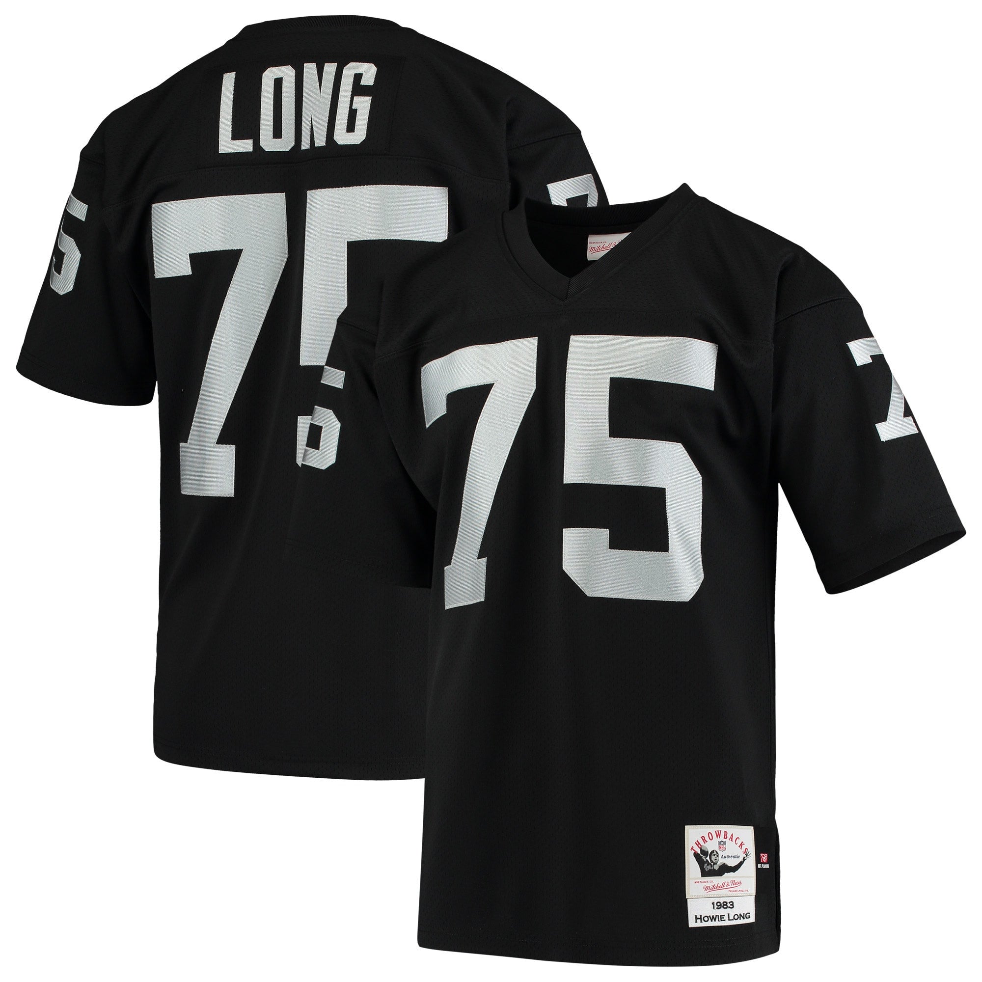 Howie Long Las Vegas Raiders black Throwback jersey