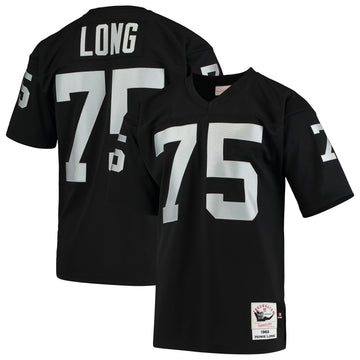 Howie Long Las Vegas Raiders black Throwback jersey