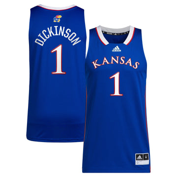Hunter Dickinson Kansas Jayhawks royal jersey