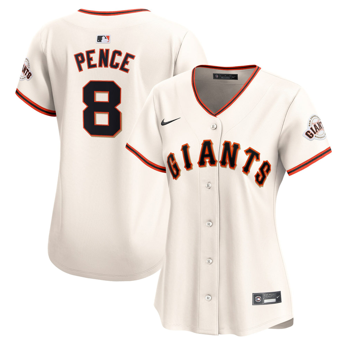 Hunter Pence San Francisco Giants cream Limited jersey