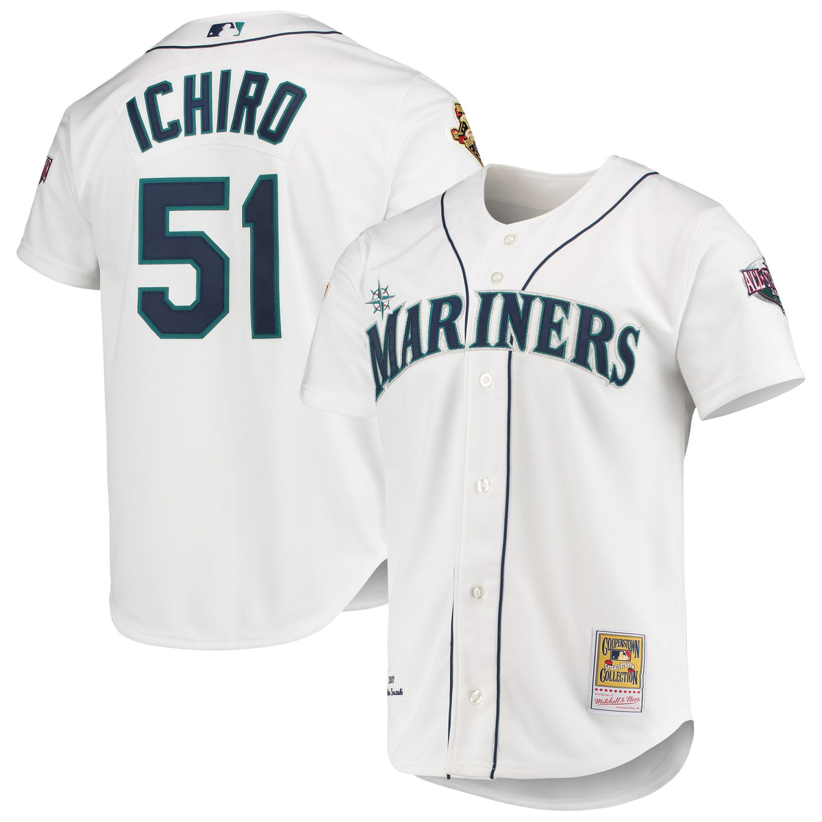 Ichiro Suzuki Seattle Mariners white All-Star jersey