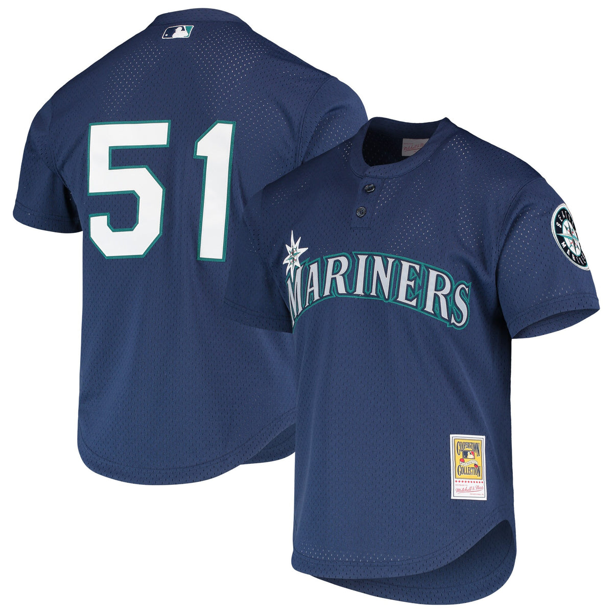 Ichiro Suzuki Seattle Mariners royal Cooperstown jersey