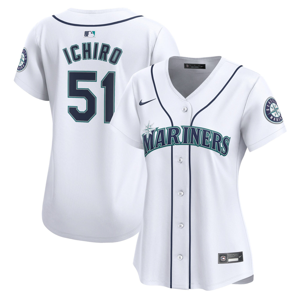Ichiro Suzuki Seattle Mariners white Limited jersey