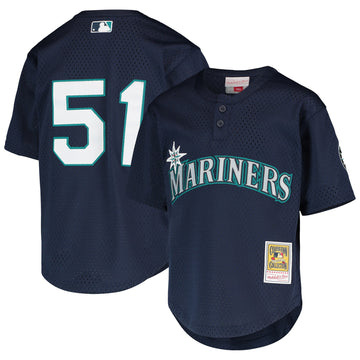 Ichiro Suzuki Seattle Mariners navy Cooperstown jersey