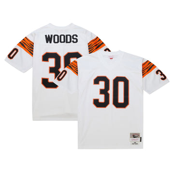 Ickey Woods Cincinnati Bengals white jersey