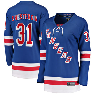 Igor Shesterkin New York Rangers blue Home jersey