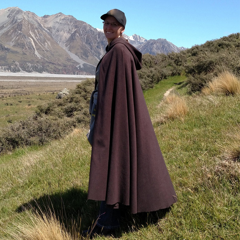 Viking Jacket - Dark Green Leather Hooded Poncho, Medieval Fantasy Cape, Viking Cloak, Renaissance