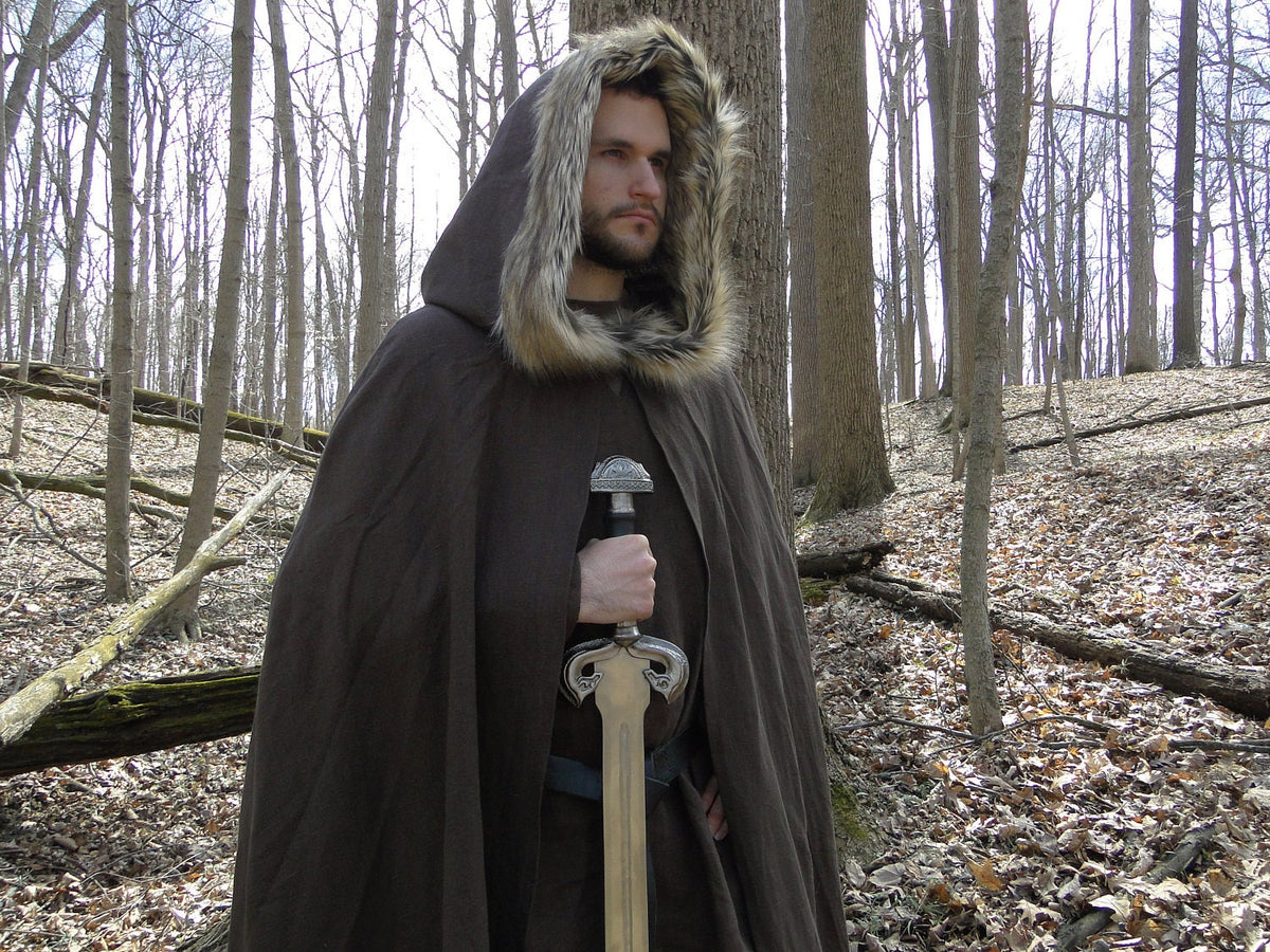 Viking Odin Jacket - Odin Raven Cloak, Norse Viking Cloak, Huginn Muninn Raven Cloak, Nordic