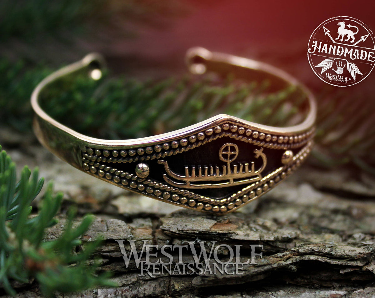 Viking Thor's Hammer Bracelet - Oxidised Sterling Silver Men's Cuff Bangle, Viking Rune, Thor's