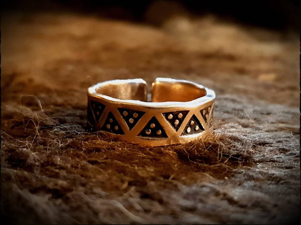 Viking Rune Ring - Bramham Moor Anglo Saxon Viking Rune Ring
