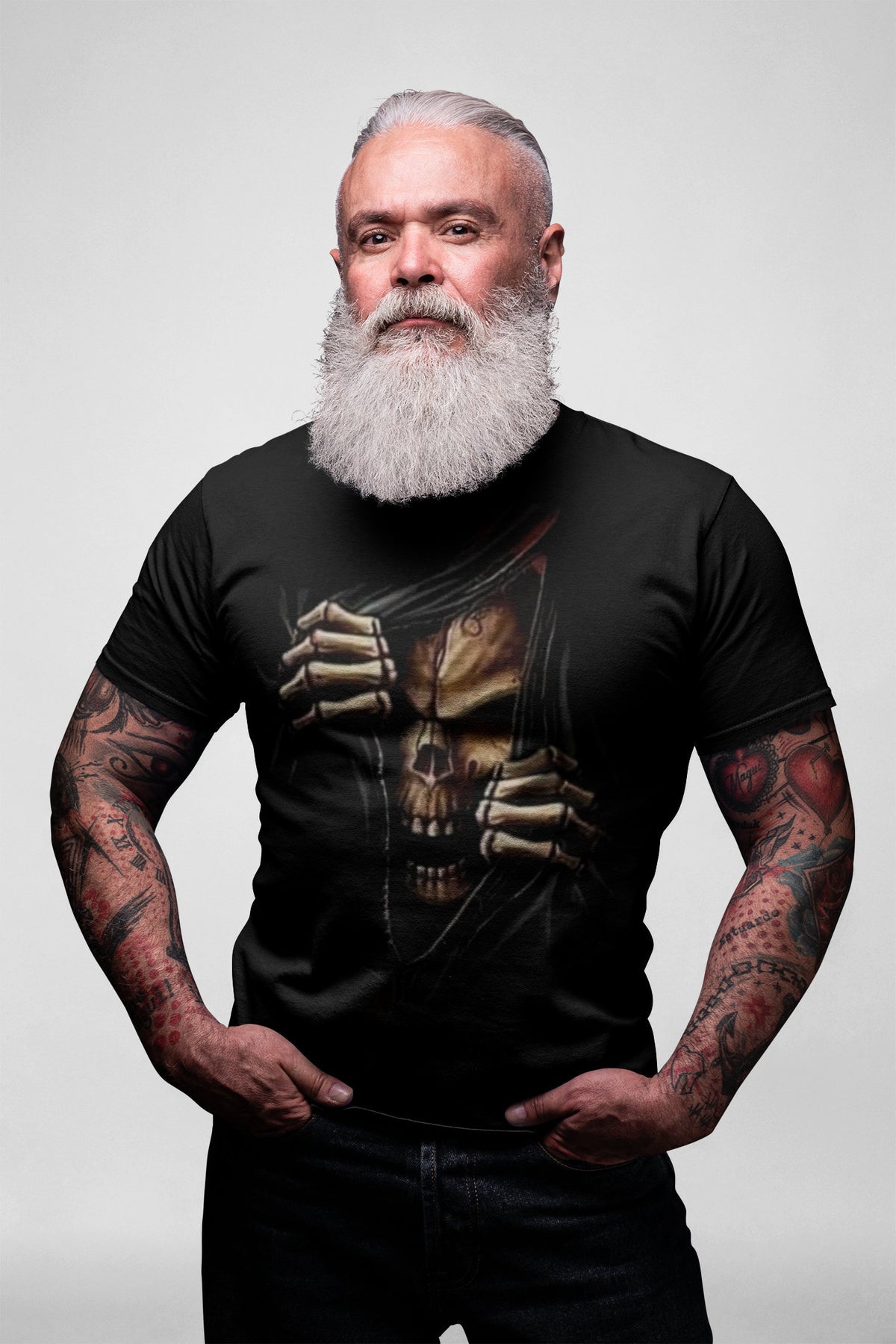 Viking T-Shirt - Viking Skull Oversized T-Shirt