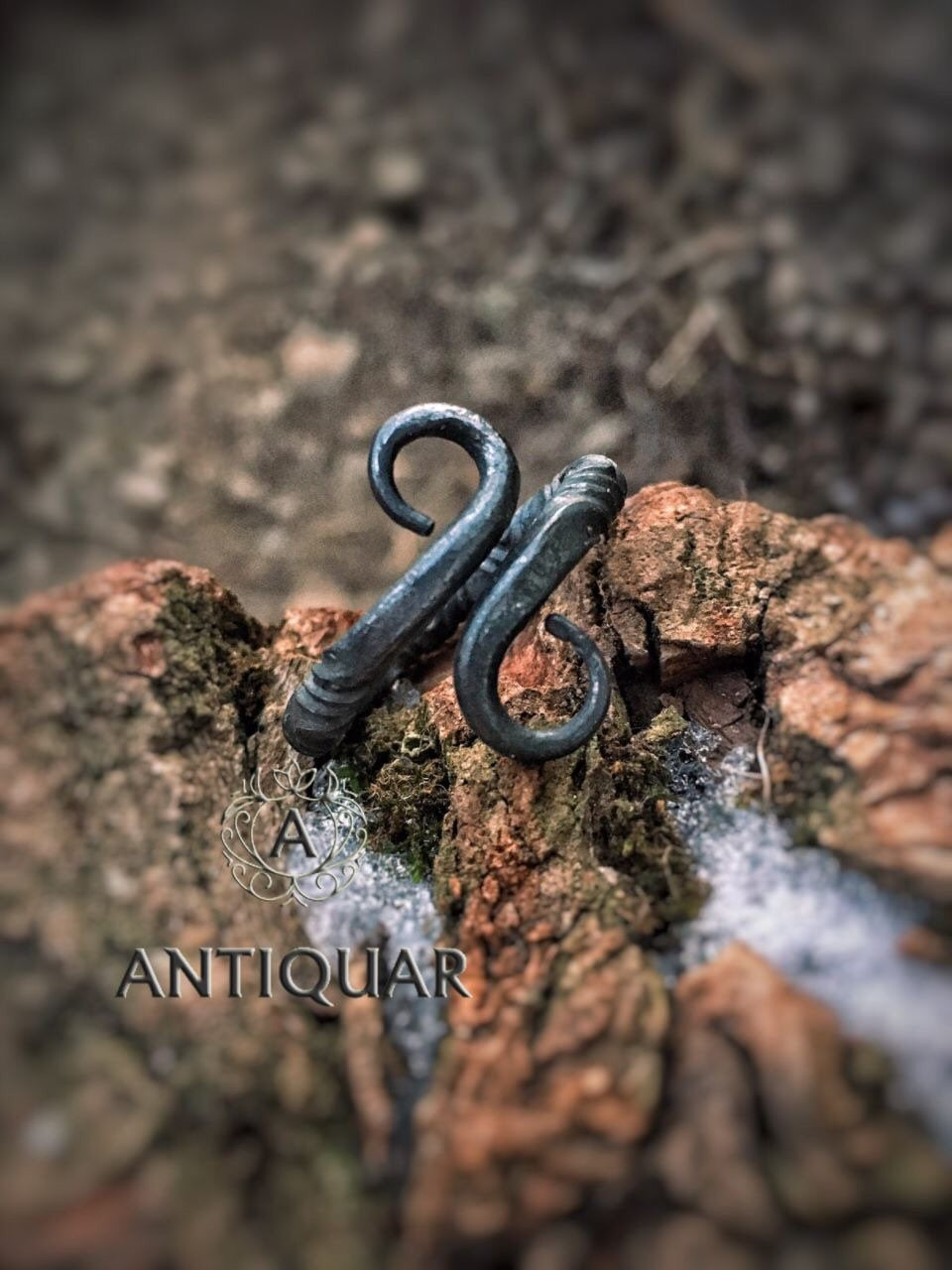Viking Ring - Iron Viking ring, Norse ring, infinity ring, Viking jewelry