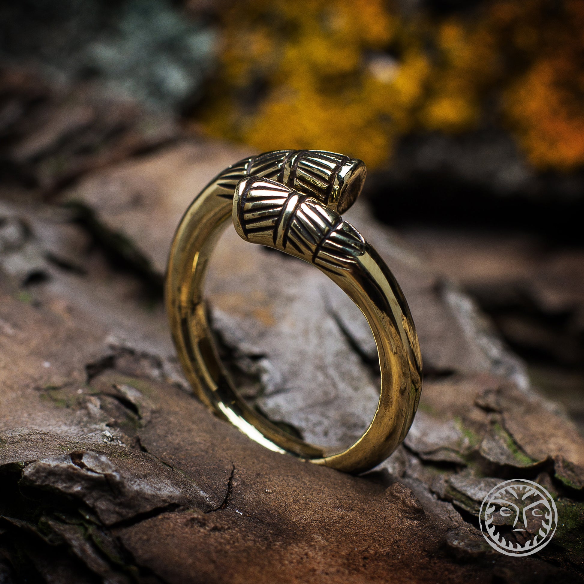 Viking Ring - Norse Viking Ring, Ancient Decor Adjustable Band