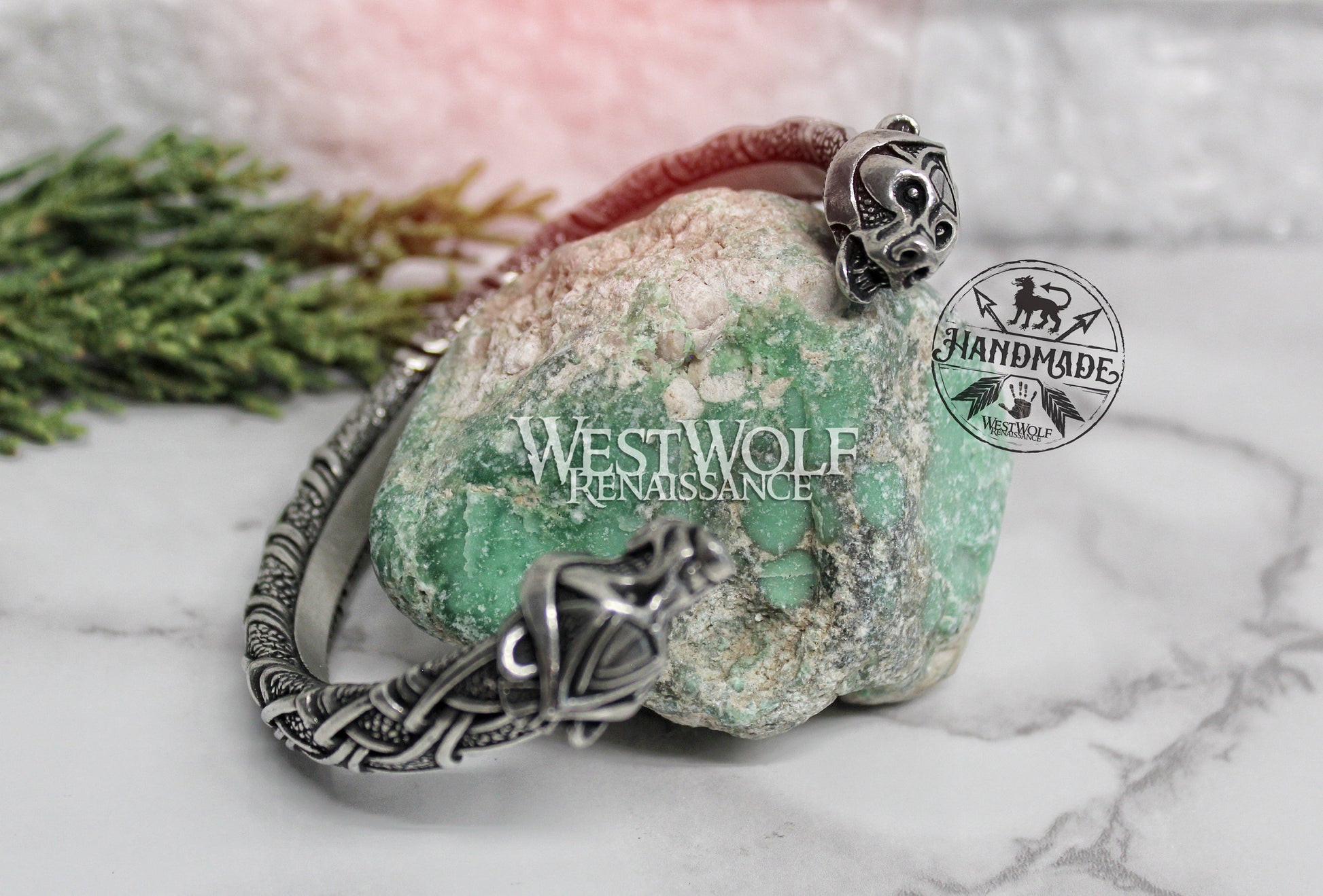 Viking Ring - Viking Berserker Bear Head Torc Bracelet — Norse/Scandinavian/Arm