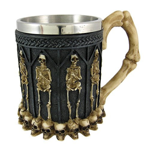 Viking Mug - Viking Horned Skull Warrior Tankard Mug For your favorite Drink
