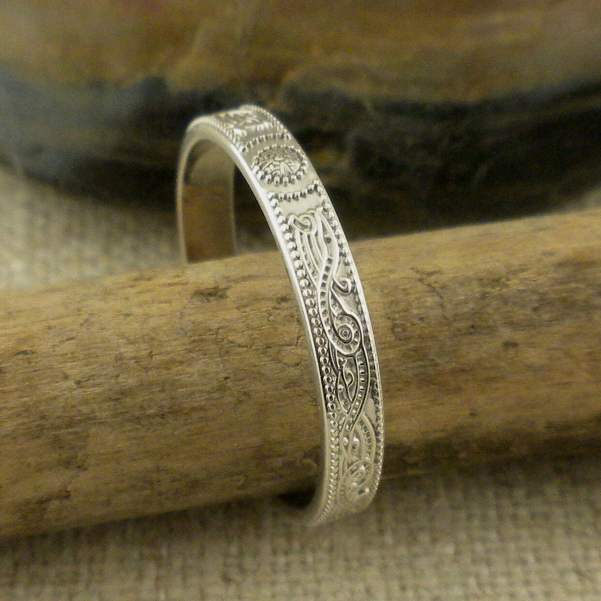 Viking Rune Ring - Custom Viking Rune Titanium Wedding Band, Personalized Norse Ring