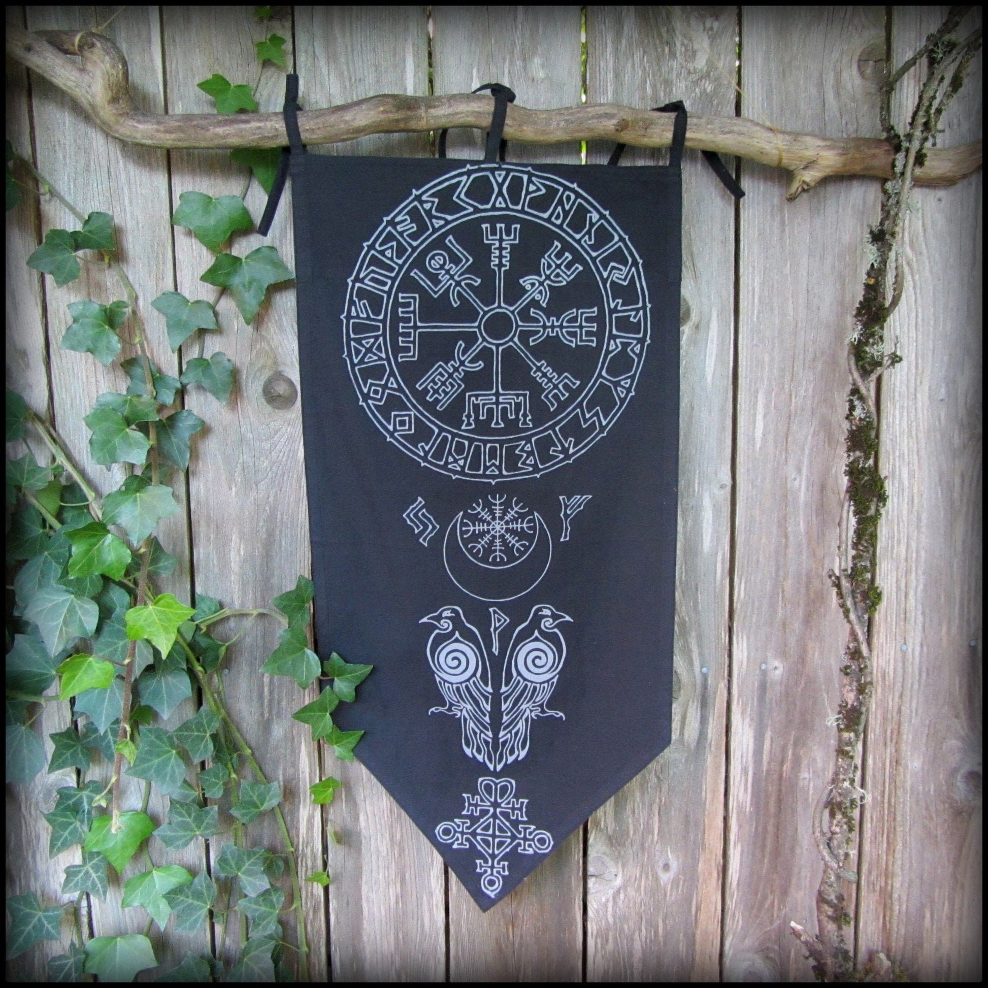 Viking Rune Blanket - Norse Protection Rune Baby Blanket, Viking Nursery Gift