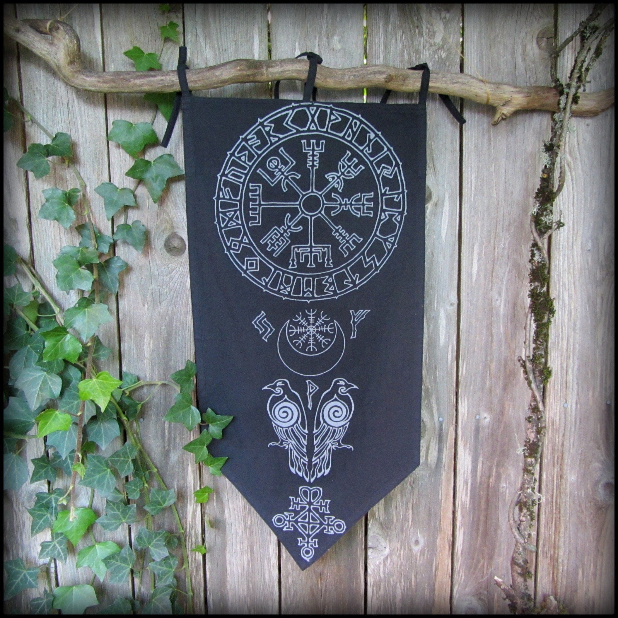 Viking Rune Blanket - Norse Protection Rune Baby Blanket, Viking Nursery Gift