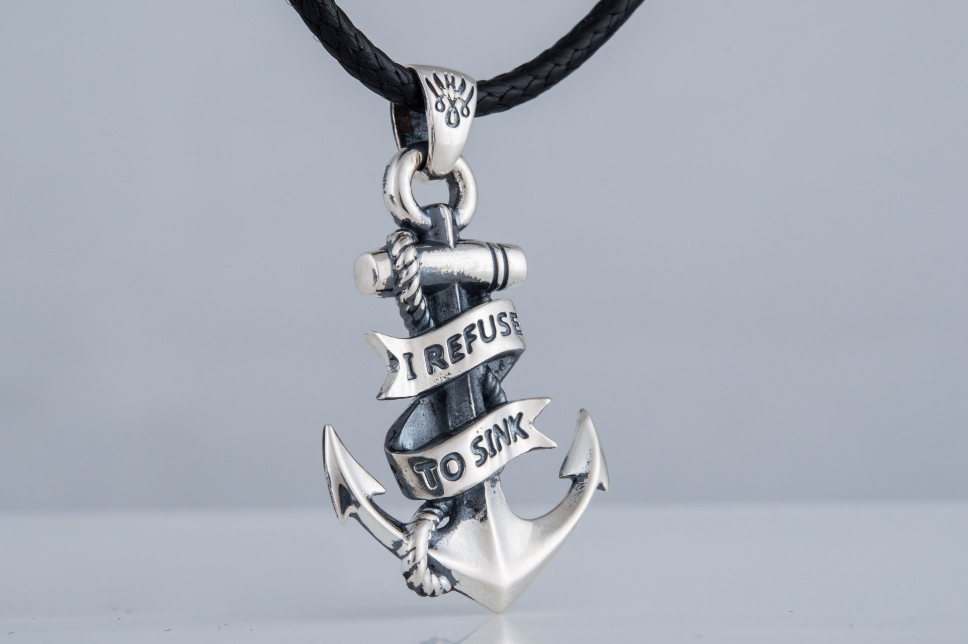 Viking Wolf Necklace - Silver Link Chain - Men's Norse Chain for Necklace with Wolf Heads