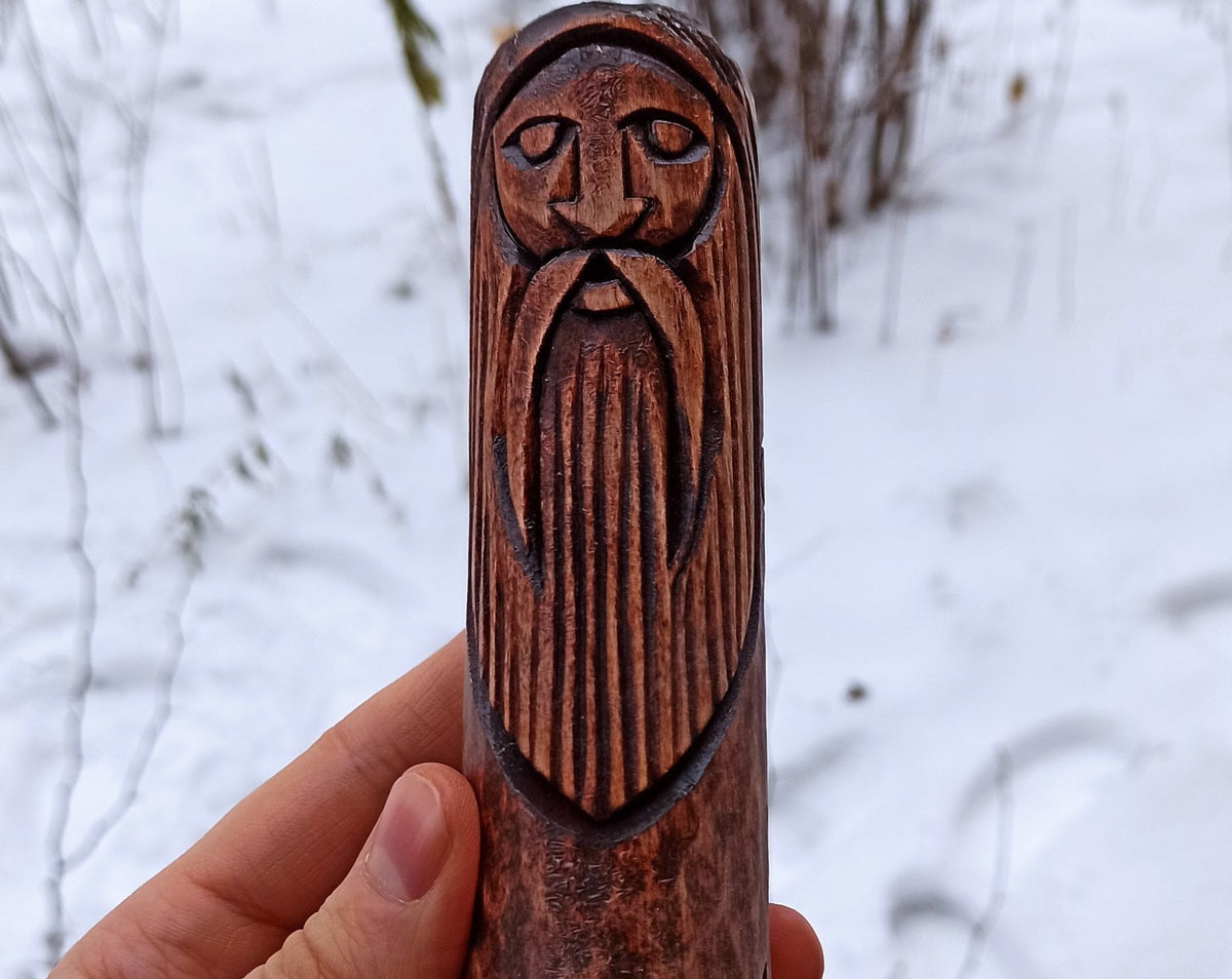 Viking Home Decor - Norse Gods Wood carving Pagan Home Decor Asatru Viking gifts Nordic decor Altar