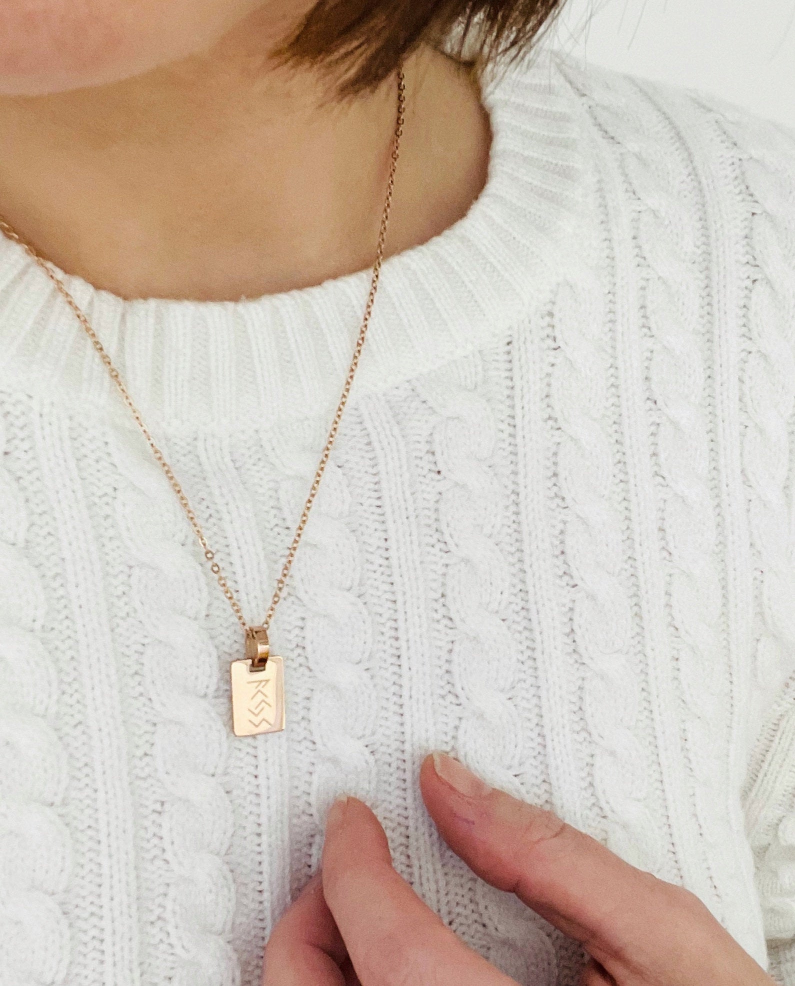 Viking Rune Necklace - Viking Runes Necklace Personalized Necklace Nordic Viking Jewelry Runes