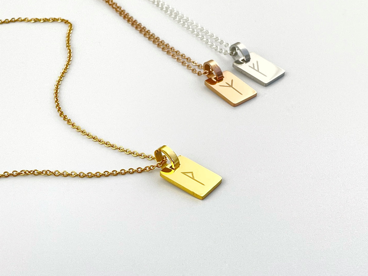 Viking Rune Necklace - Viking Runes Necklace Personalized Necklace Nordic Viking Jewelry Runes