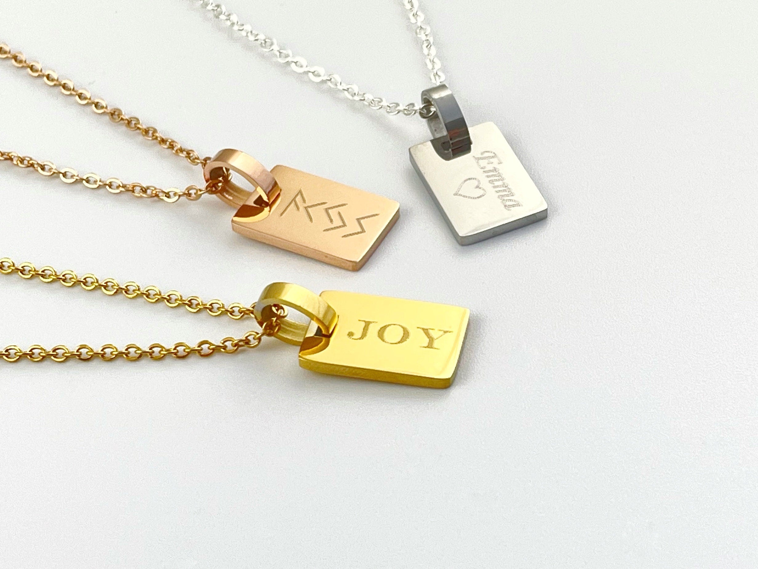 Viking Rune Necklace - Viking Runes Necklace Personalized Necklace Nordic Viking Jewelry Runes
