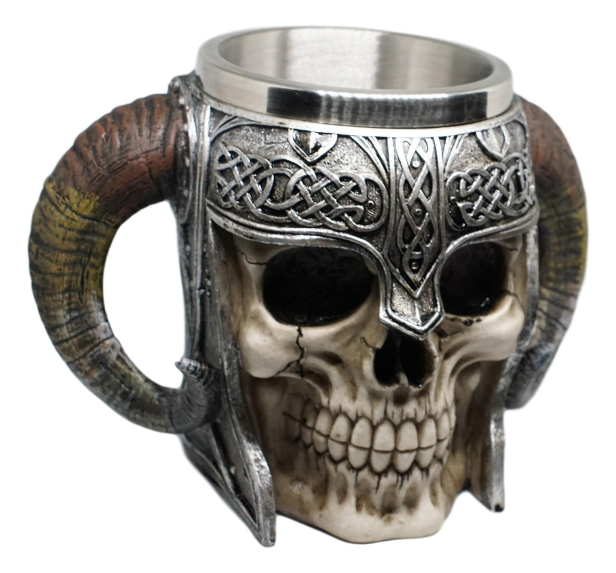 Viking Mug - Viking Horned Skull Warrior Tankard Mug For your favorite Drink