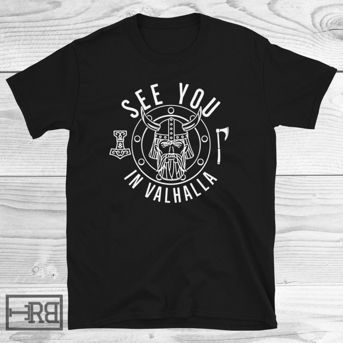 Viking Valhalla T-Shirt - Until Valhalla Rune Shirt, Minimalist Viking Tee for Men, Norse