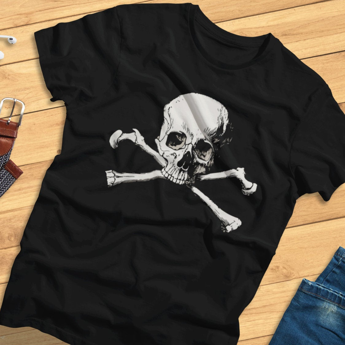 Viking T-Shirt - Viking Skull Oversized T-Shirt