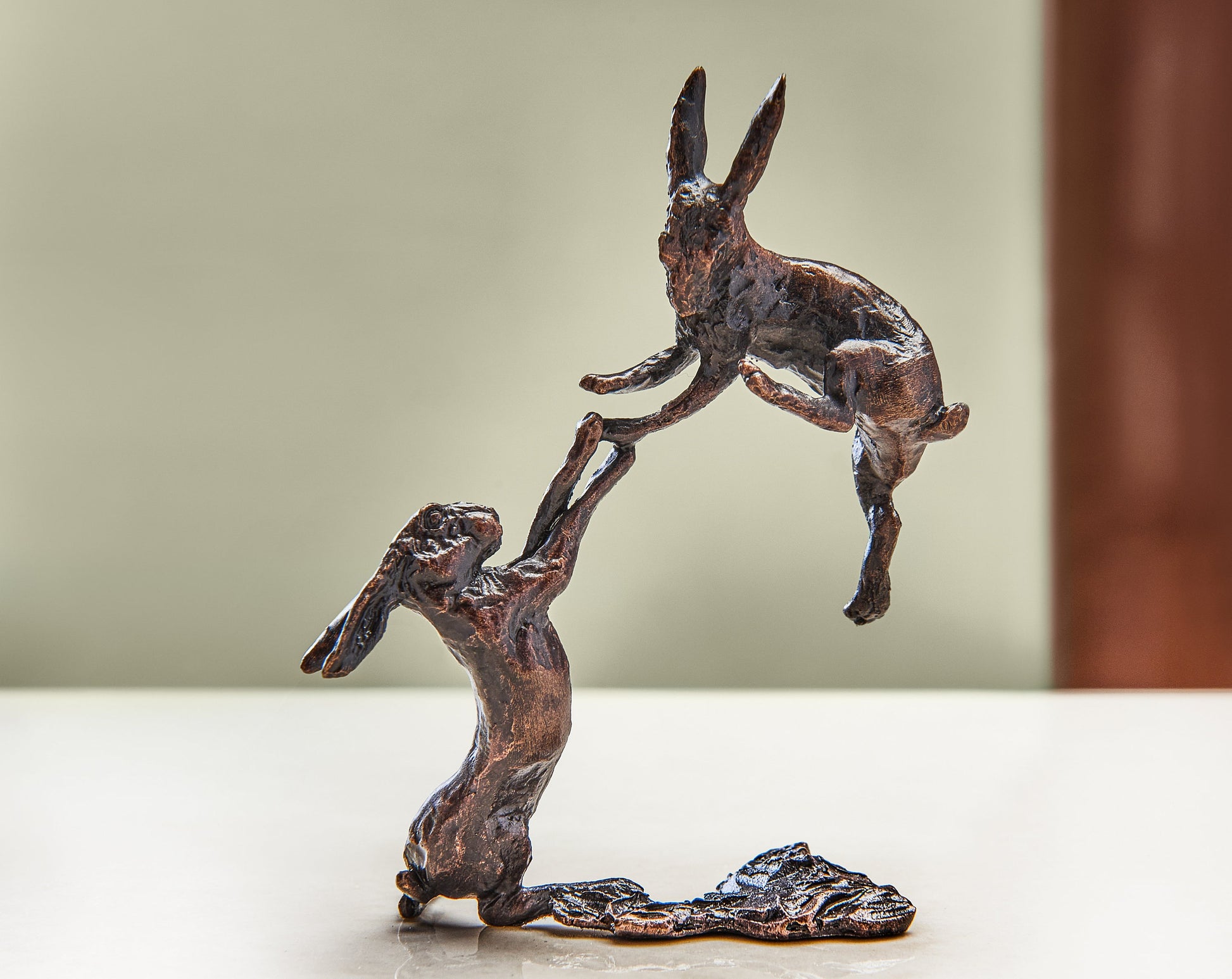 Viking Home Decor - Handmade Mini Bronze Viking Statue - Retro Desktop Decoration, Gothic Small