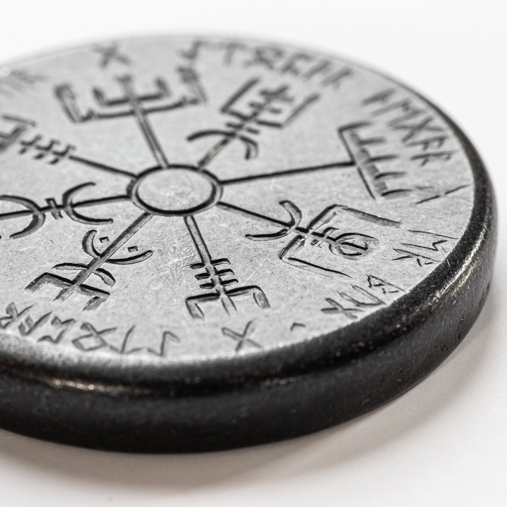 Viking Vegvisir Compass Hoodie - Nordic Viking Hoodie, Vegvisir Compass, Futhark Runes, Norse