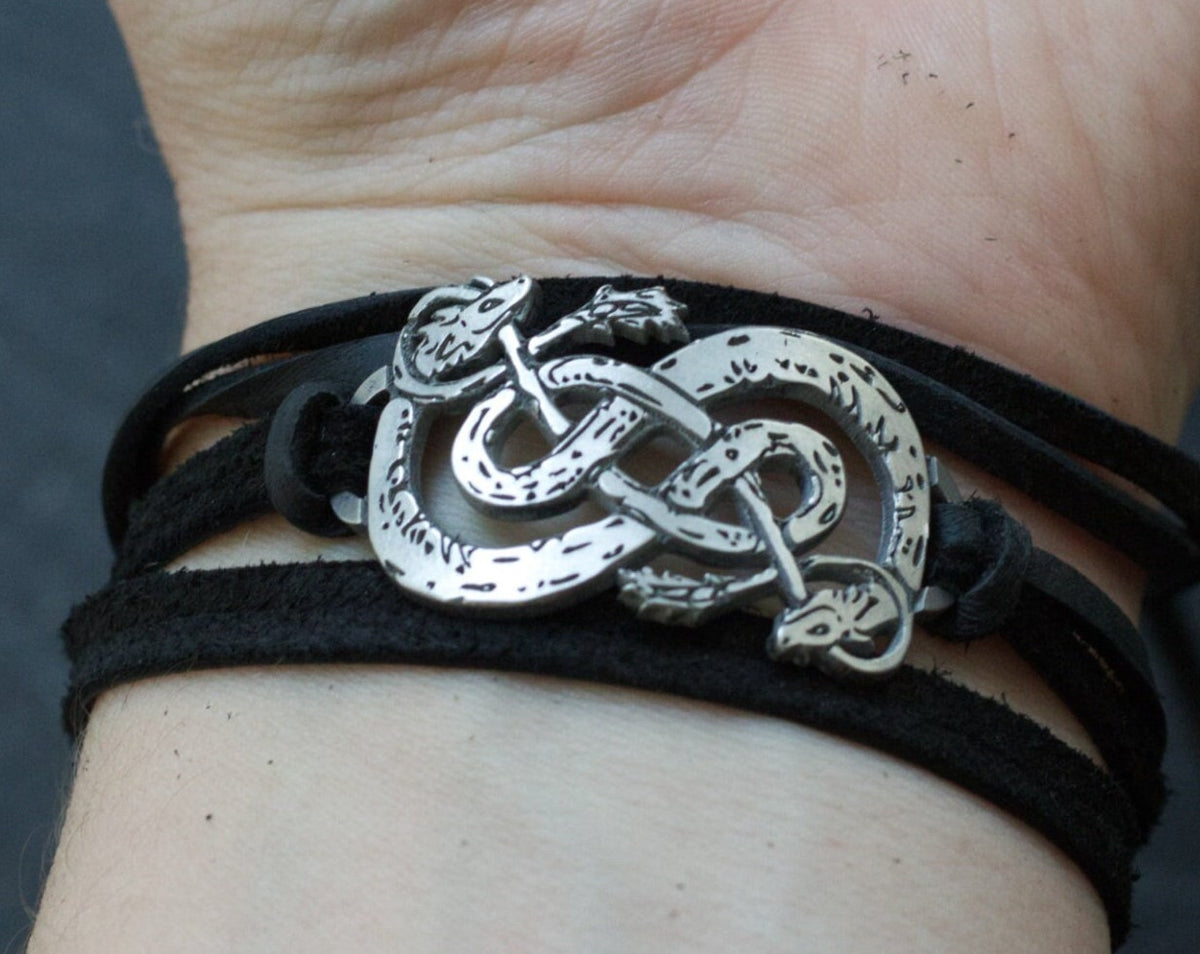 Viking Raven Jewelry Accessory - Viking Gifts for Men, Viking Jewelry Men Gift, Viking Shaman