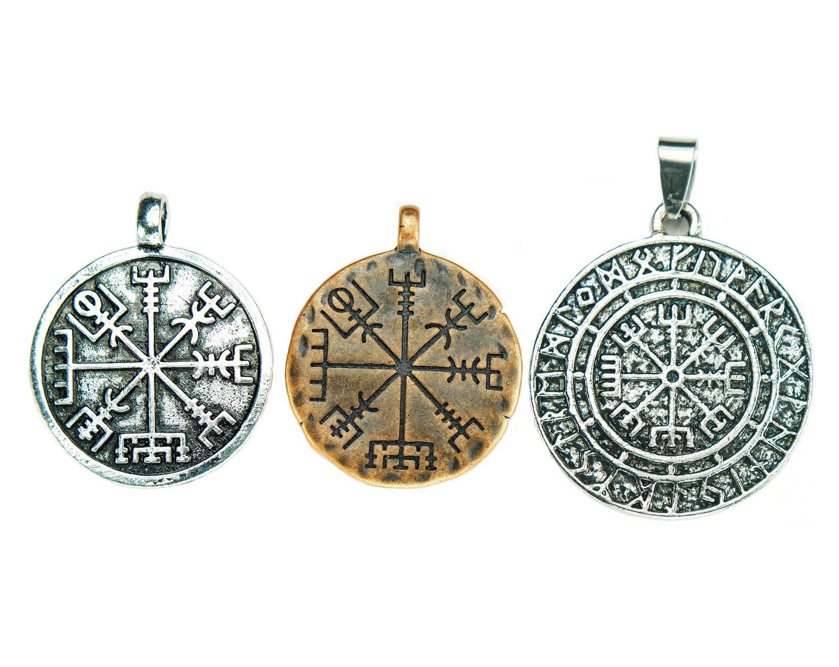 Viking Vegvisir Compass Hoodie - Nordic Viking Hoodie, Vegvisir Compass, Futhark Runes, Norse