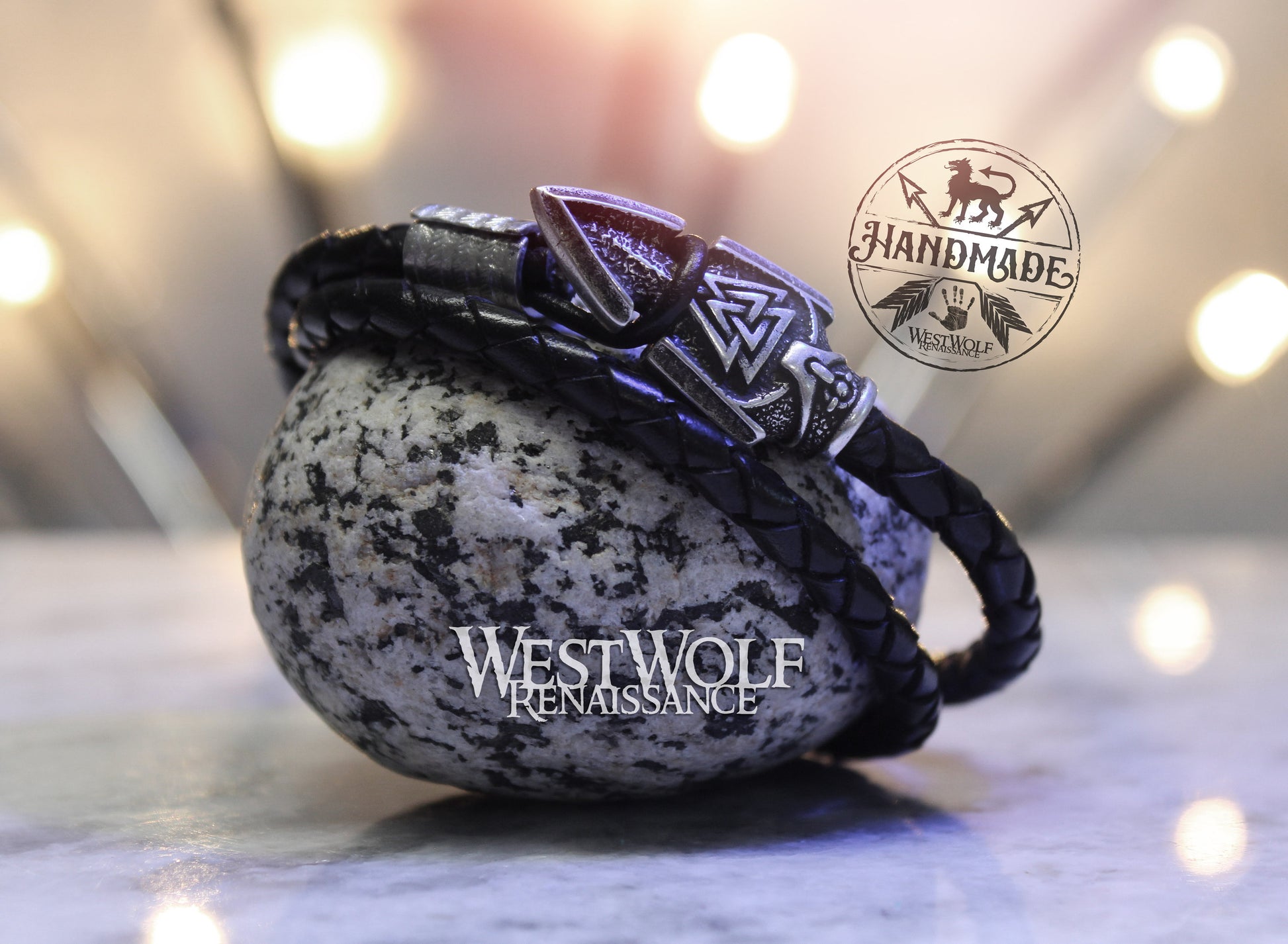Viking Thor's Hammer Bracelet - Viking Gungnir Spear of Odin Bracelet in Multiple Sizes - with