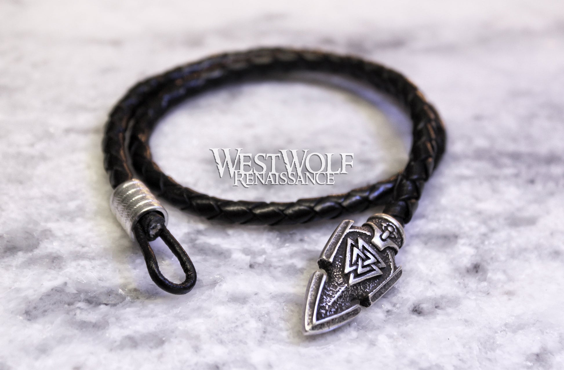 Viking Thor's Hammer Bracelet - Viking Gungnir Spear of Odin Bracelet in Multiple Sizes - with