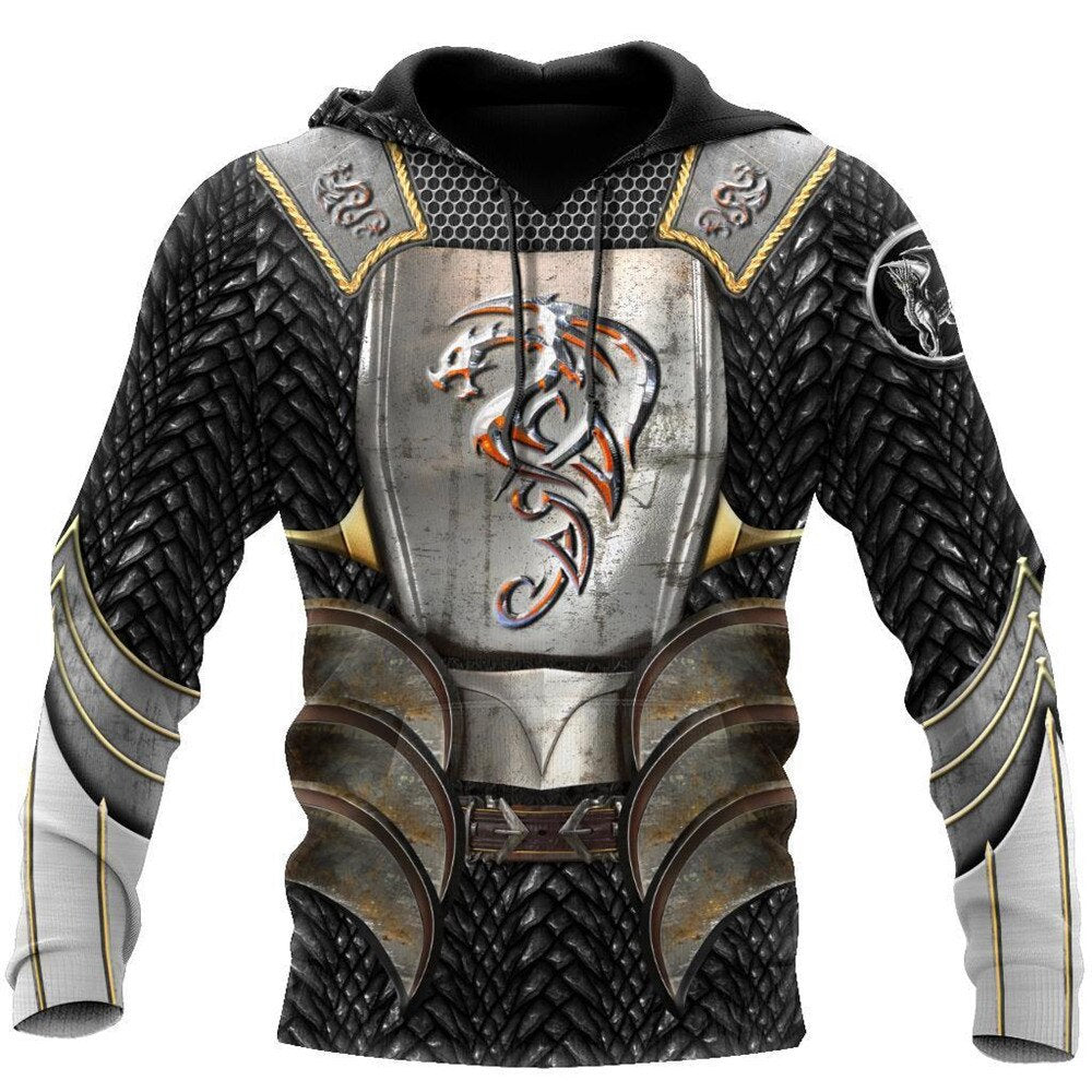 Viking hoodie top winter cloth quality gift hoodie hooded