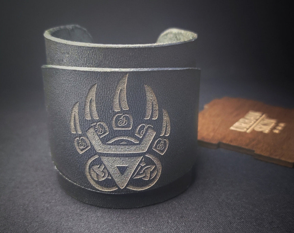 Viking Rune Bracelet - Custom Engraved Rune Leather Cuff – Viking Pagan Bracelet