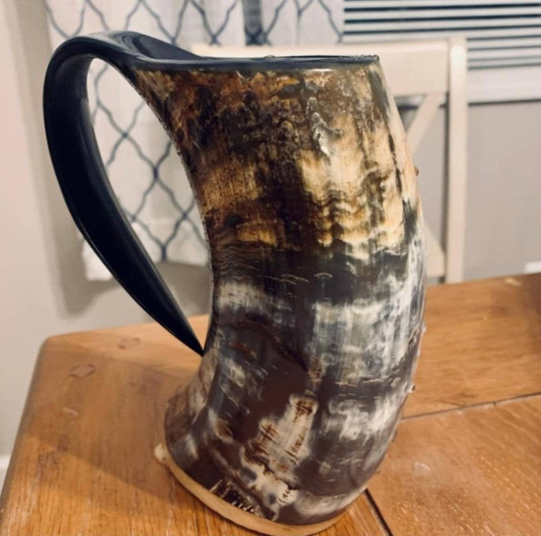 Viking Mug - Large 24oz Viking Tankard Drinking Horn Mug