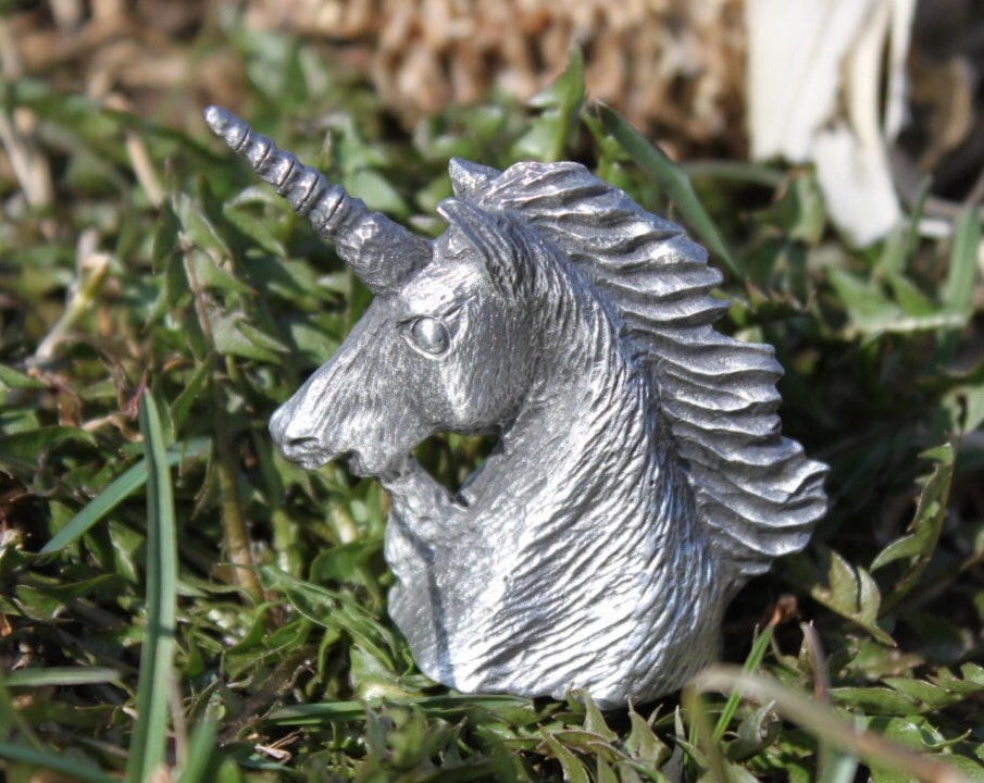 Viking Home Decor - Handmade Mini Bronze Viking Statue - Retro Desktop Decoration, Gothic Small