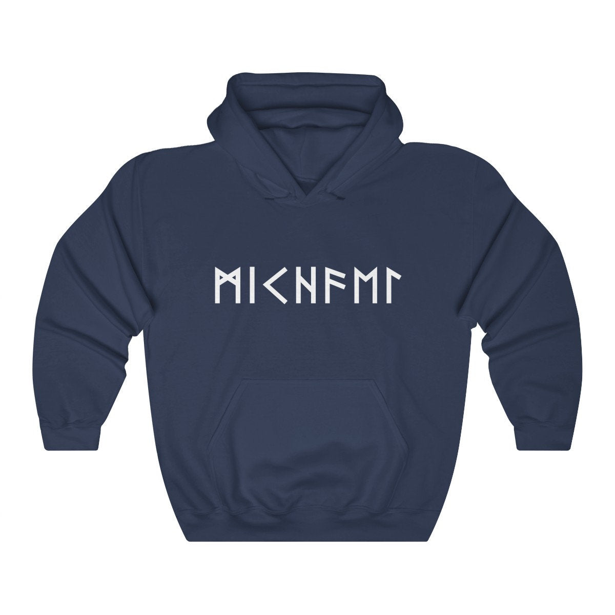 Viking Rune Hoodie - NAME in RUNES Viking Hoodie, Personalized Futhark Runes Sweatshirt, Custom