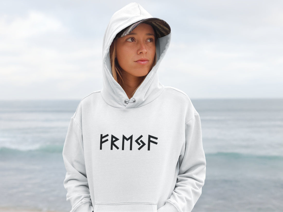 Viking Rune Hoodie - NAME in RUNES Viking Hoodie, Personalized Futhark Runes Sweatshirt, Custom