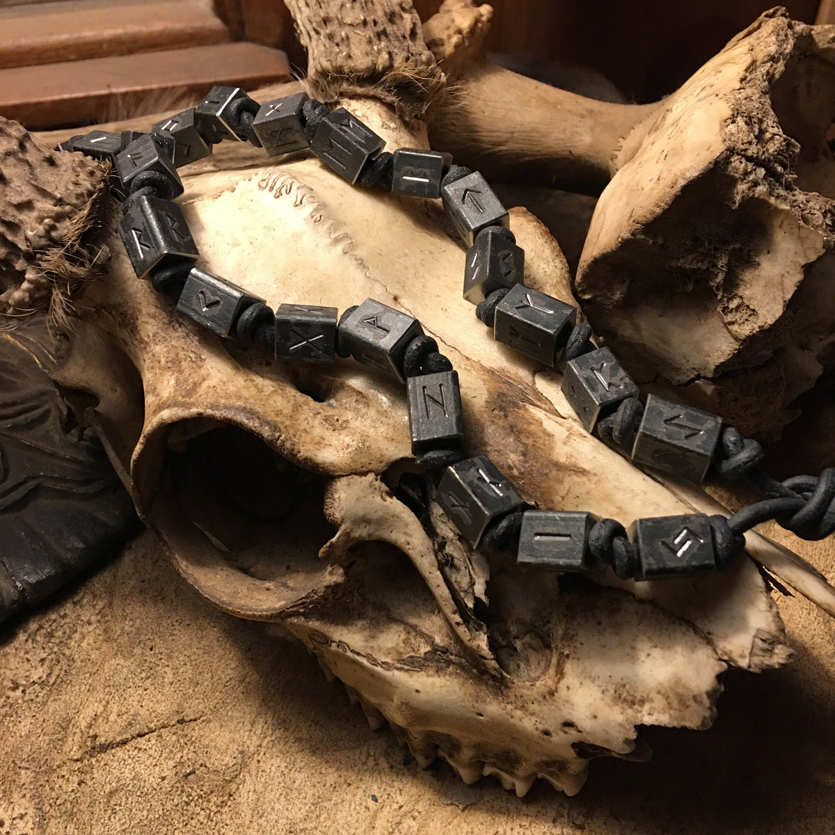 Viking Rune Necklace - Viking Runemasters Iron Necklace