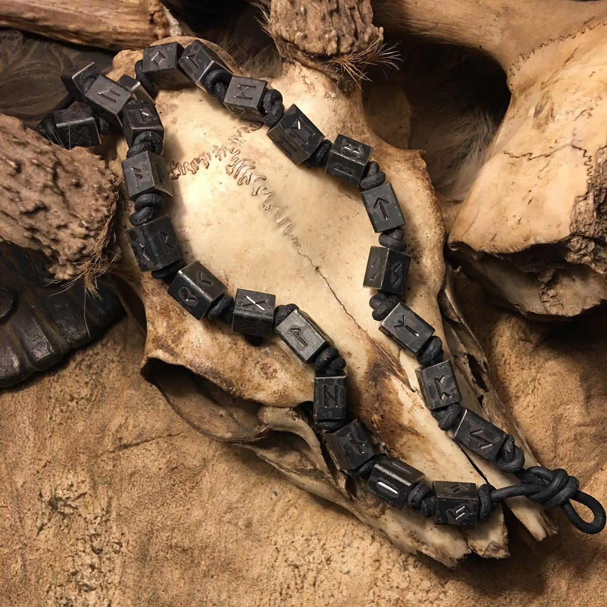 Viking Rune Necklace - Viking Runemasters Iron Necklace