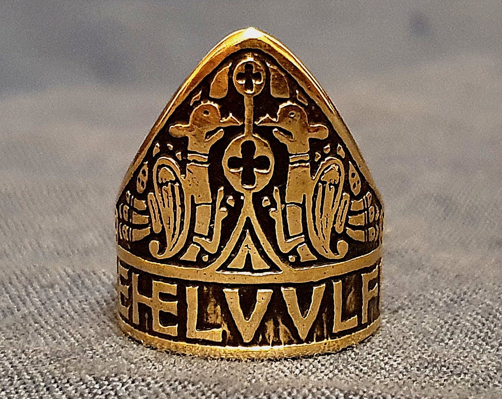 Viking Rune Ring - Bramham Moor Anglo Saxon Viking Rune Ring
