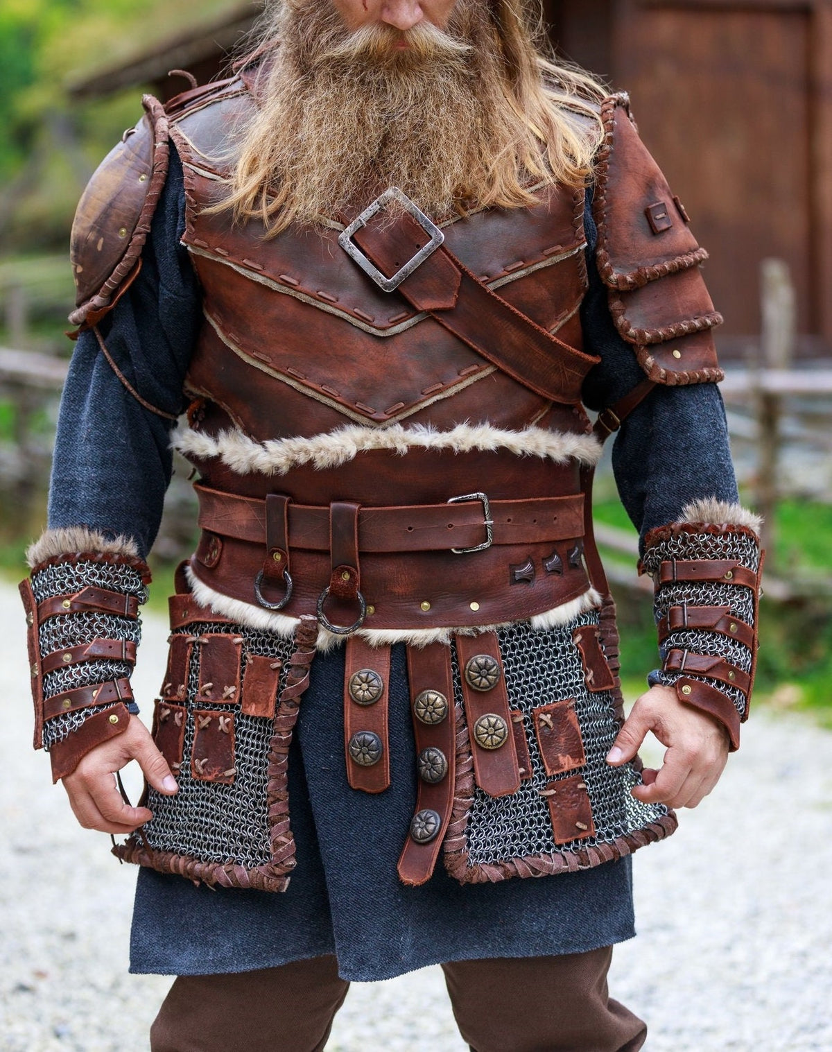 Viking Jacket - Handmade Warrior Medieval Leather Coat, Unisex Ranger Combat Quilted Viking Cosplay