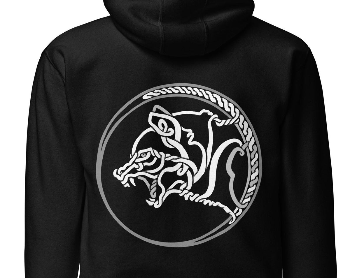 Viking Vegvisir Compass Hoodie - Nordic Viking Hoodie, Vegvisir Compass, Futhark Runes, Norse