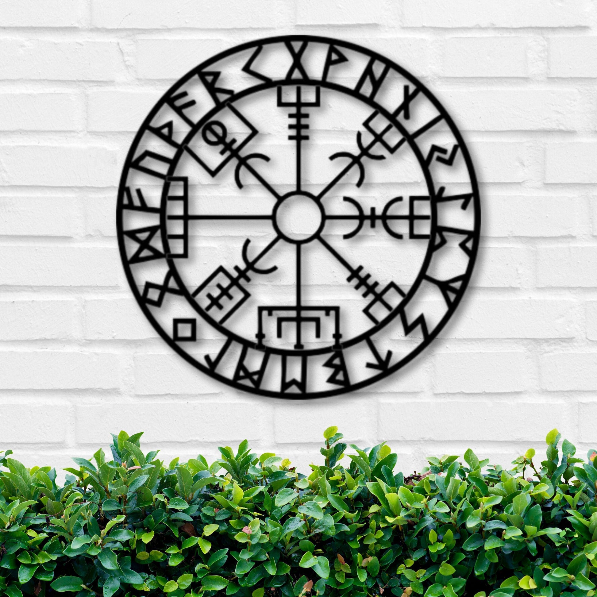 Viking Vegvisir Compass Blanket - Viking Vegvisir Tree of Life Wall Art, Norse Compass Raven Decor
