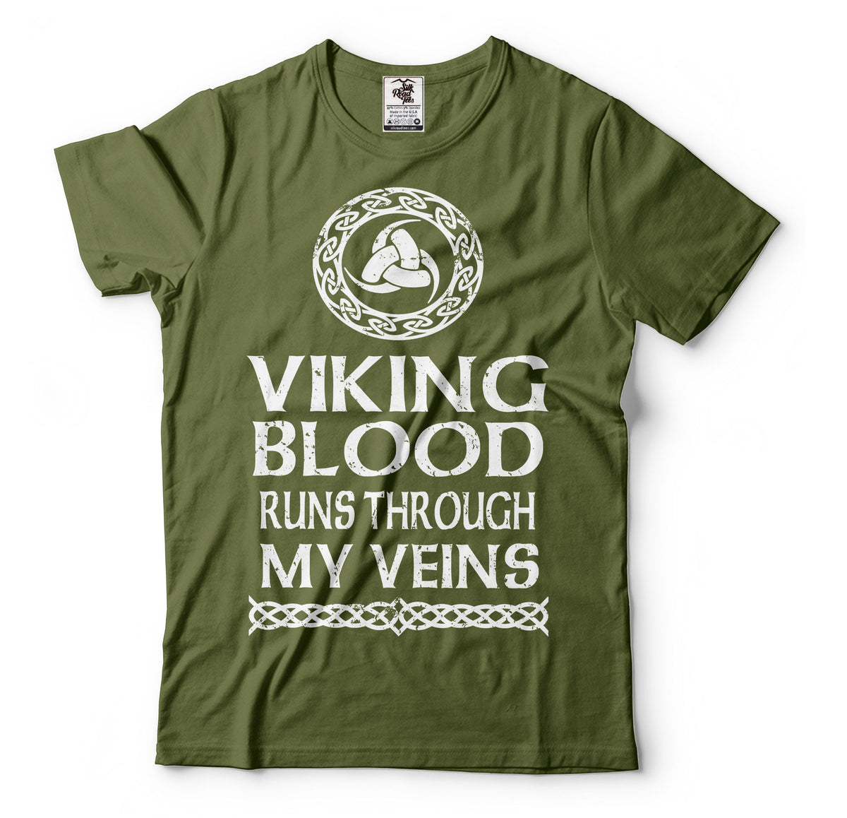 Viking Home Decor - Viking Blood Runs Through My Veins Shirt Viking DNA Shirt Viking Patriotic